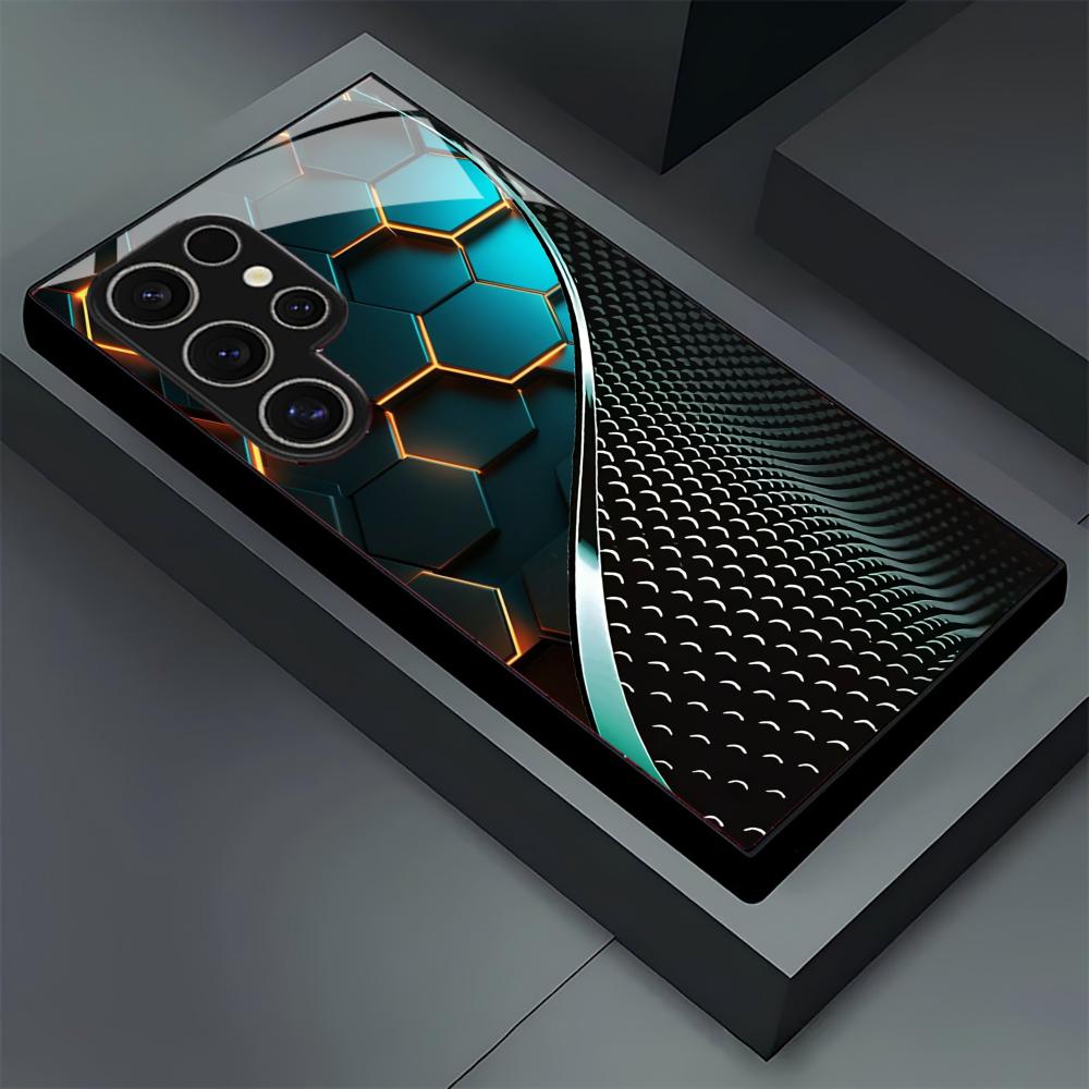 Creative Honeycomb Wood Patter - Phone Cases Samsung review and price
