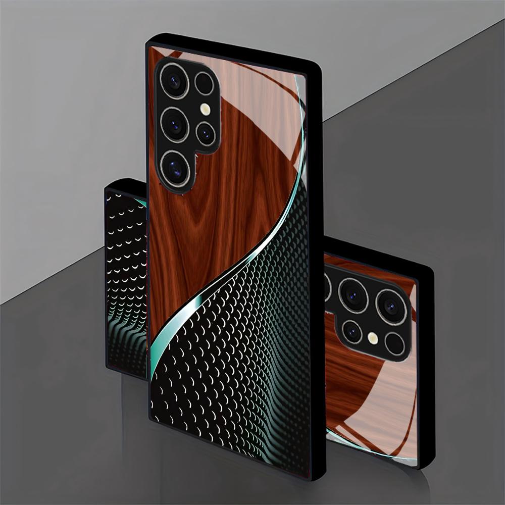 Creative Honeycomb Wood Patter - Phone Cases Samsung review and price