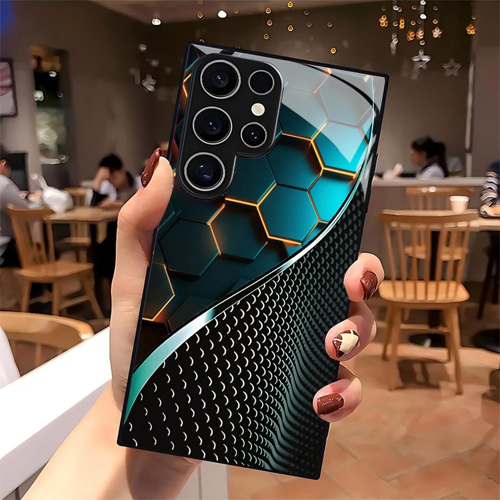 Creative Honeycomb Wood Patter - Phone Cases Samsung review and price