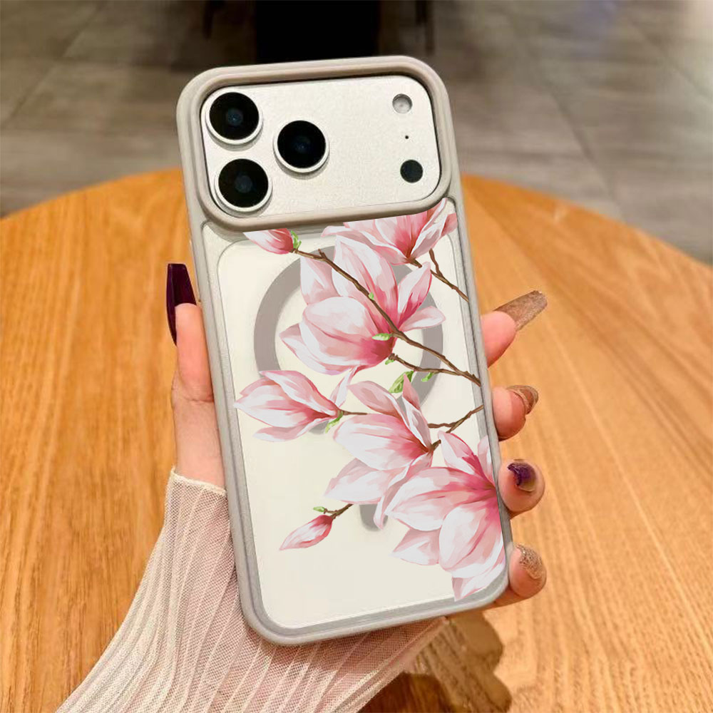 Fashion Flower Magnetic Phone  - Phone Cases Trendy review and price