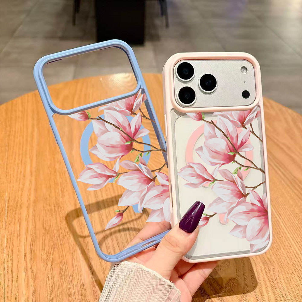 Fashion Flower Magnetic Phone  - Phone Cases Trendy review and price