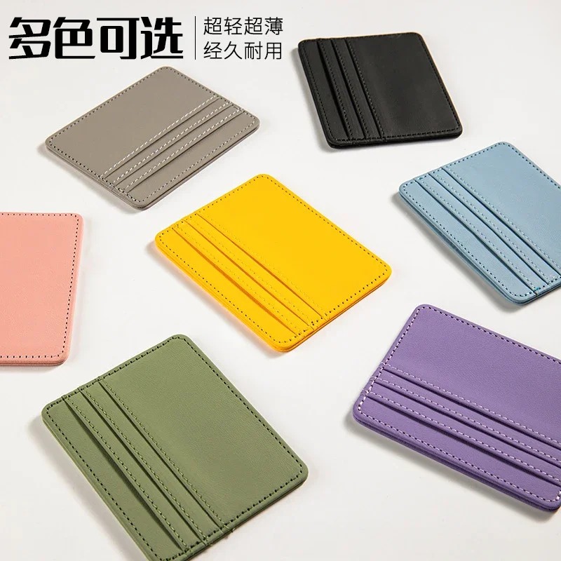 Ultra-thin PU Leather Mini Wal - Slim Card Slot Case review and price