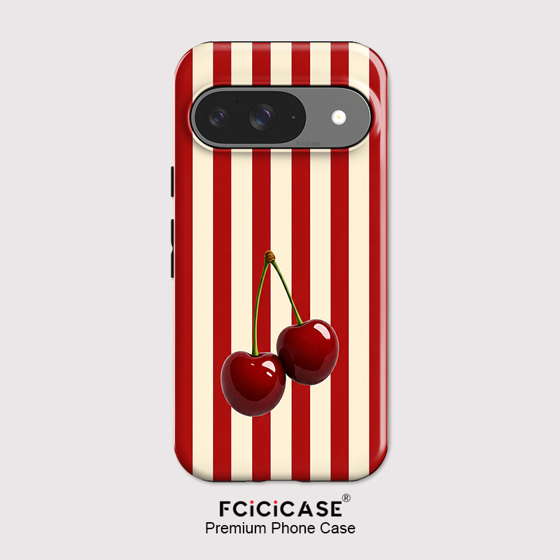 Fcicicase Cherry Stripe Patter - Phone Cases Pixel 10 review and price