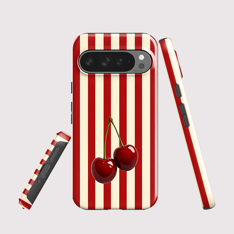 Fcicicase Cherry Stripe Patter - Phone Cases Pixel 10 review and price