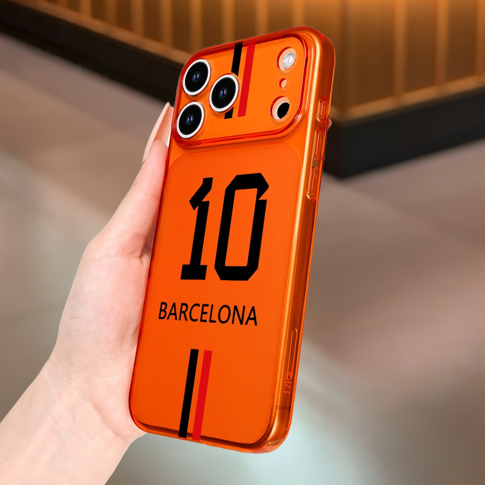 Barcelona 10 Jersey Orange Fro - Phone Cases Jersey review and price