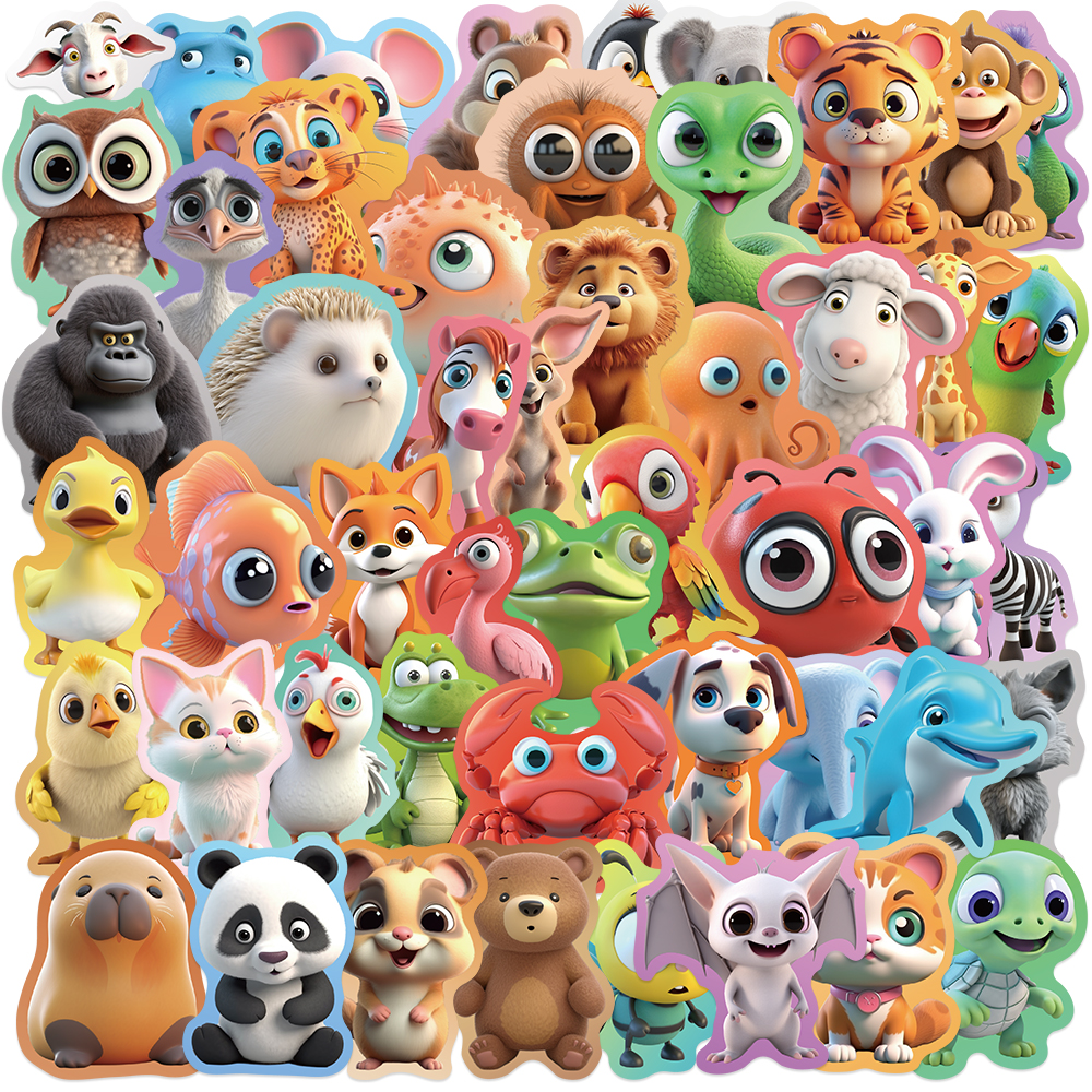 50PCS Cute Animal Water Bottle - Phone Cases Kids review and price