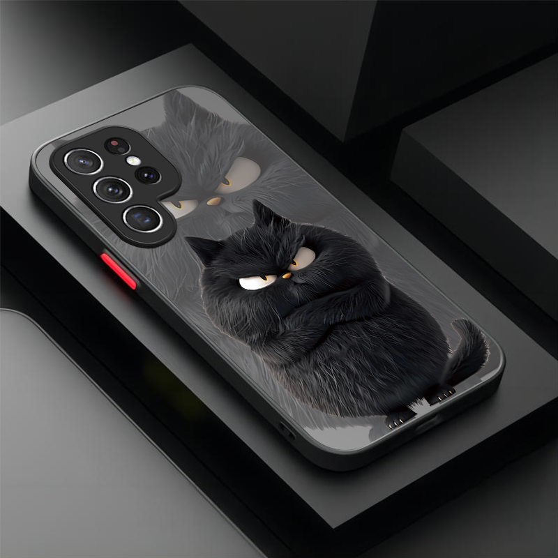 Angry Cat Couple Style Case fo - Phone Cases Samsung review and price