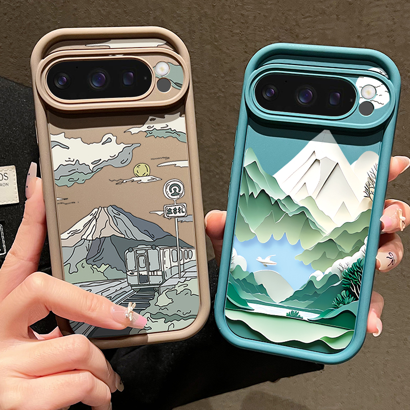 Mountain Road Patterned Phone  - Phone Cases Pixel 10 review and price