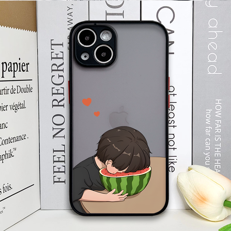 Creative Cartoon Boy Girl Pair - Phone Cases For Boys review and price