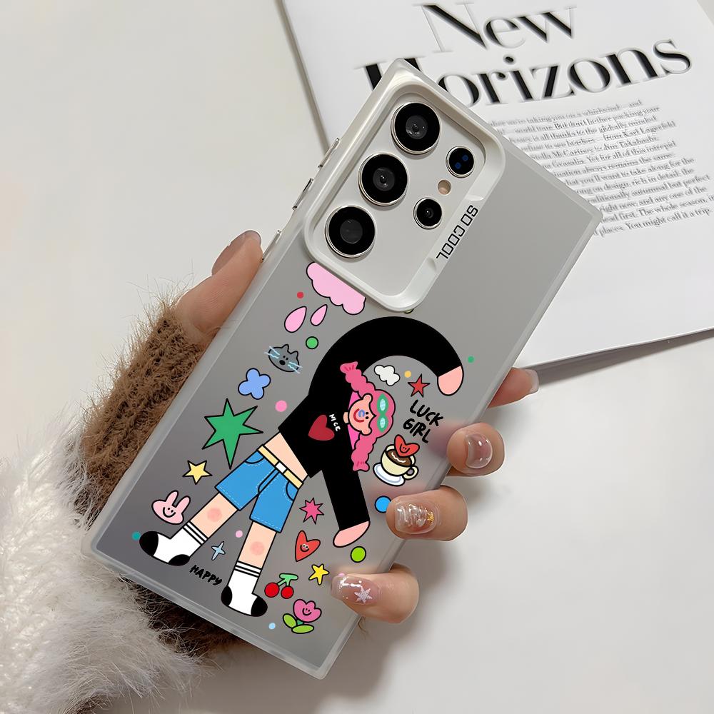 Funny Cartoon Girl And Boy Pho - Phone Cases For Boys review and price