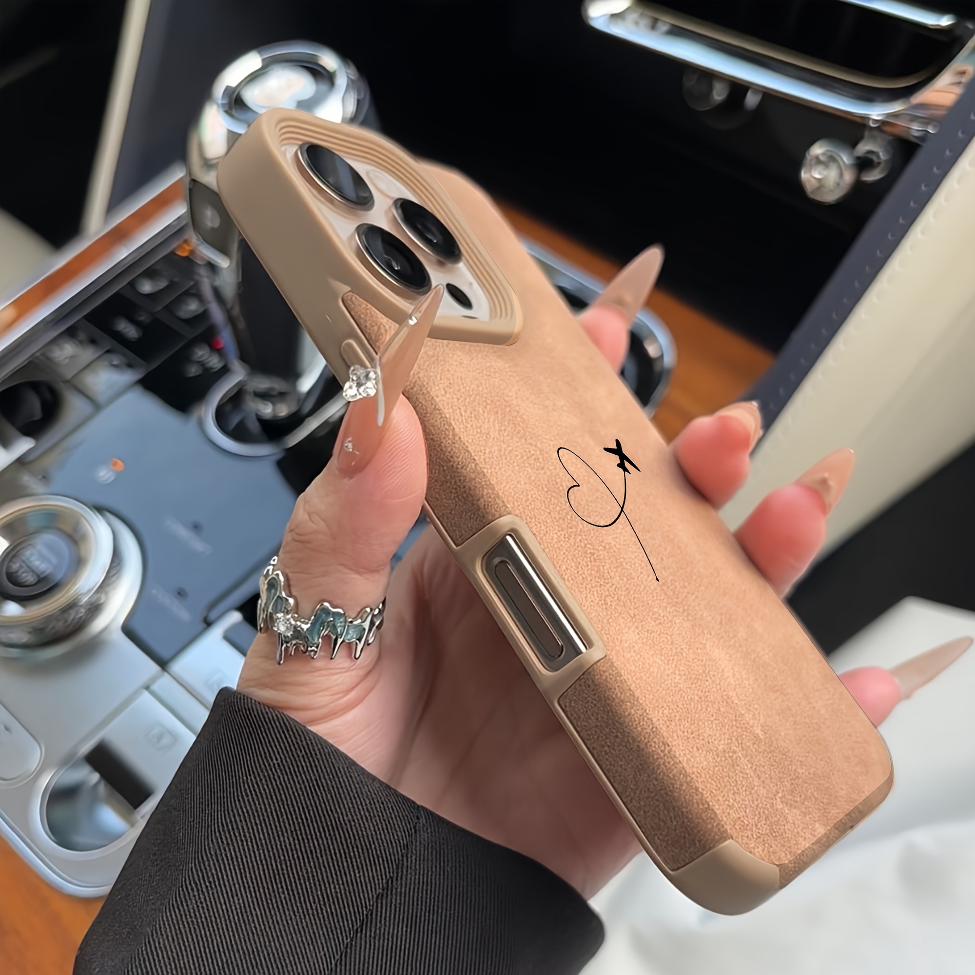 Airplane Route Love Heart Desi - Phone Cases Leather review and price