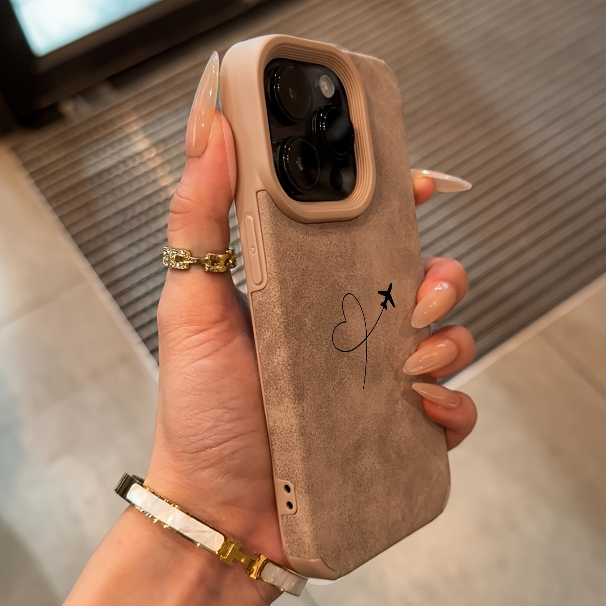 Airplane Route Love Heart Desi - Phone Cases Leather review and price