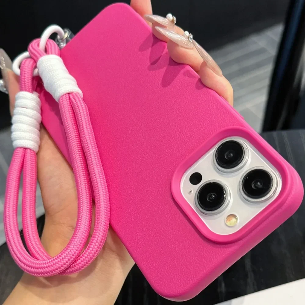 Leather Texture Phone Case wit - Phone Cases With Loop review and price