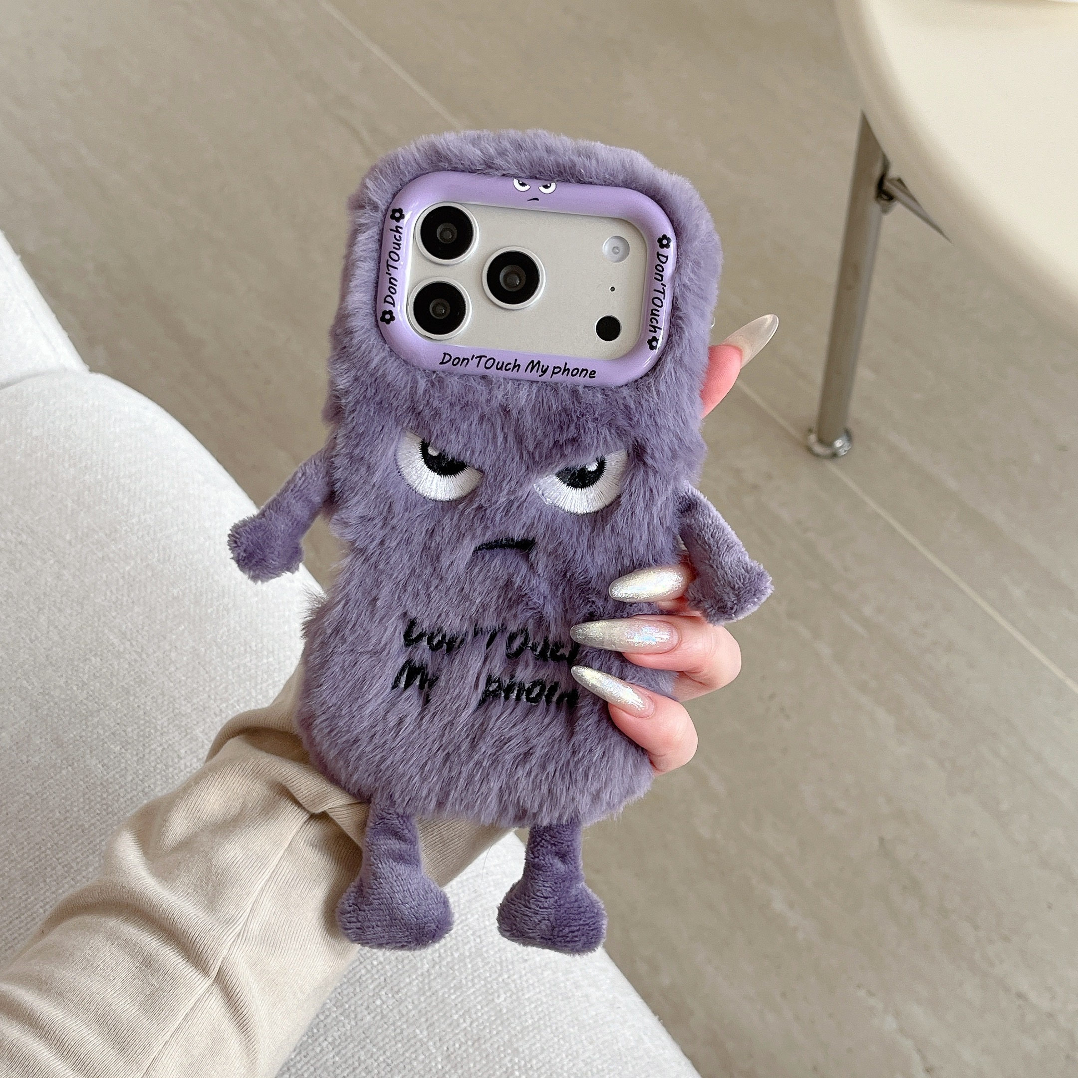 Cute Plush Phone Case with Qui - Phone Cases For Iphone 17 review and price