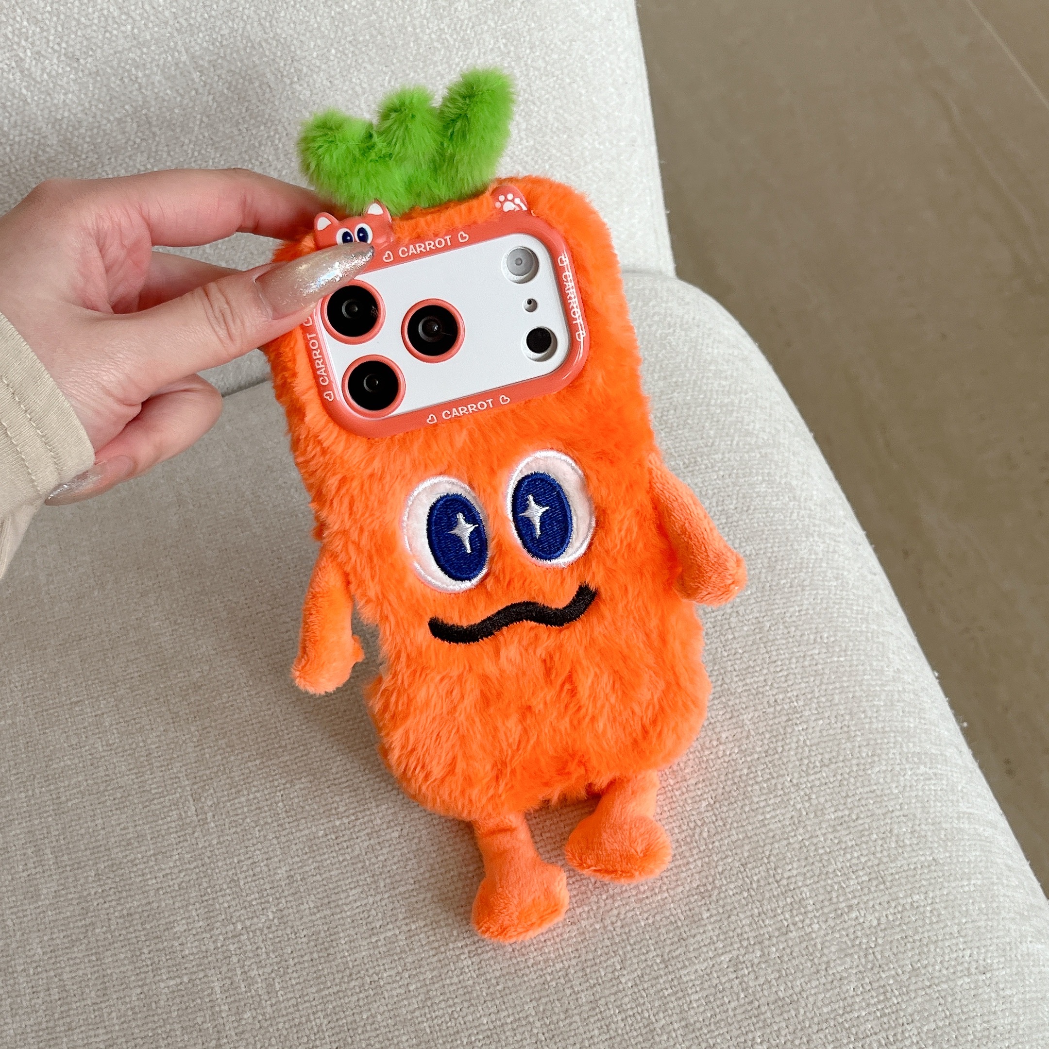 Cute Plush Phone Case with Qui - Phone Cases For Iphone 17 review and price
