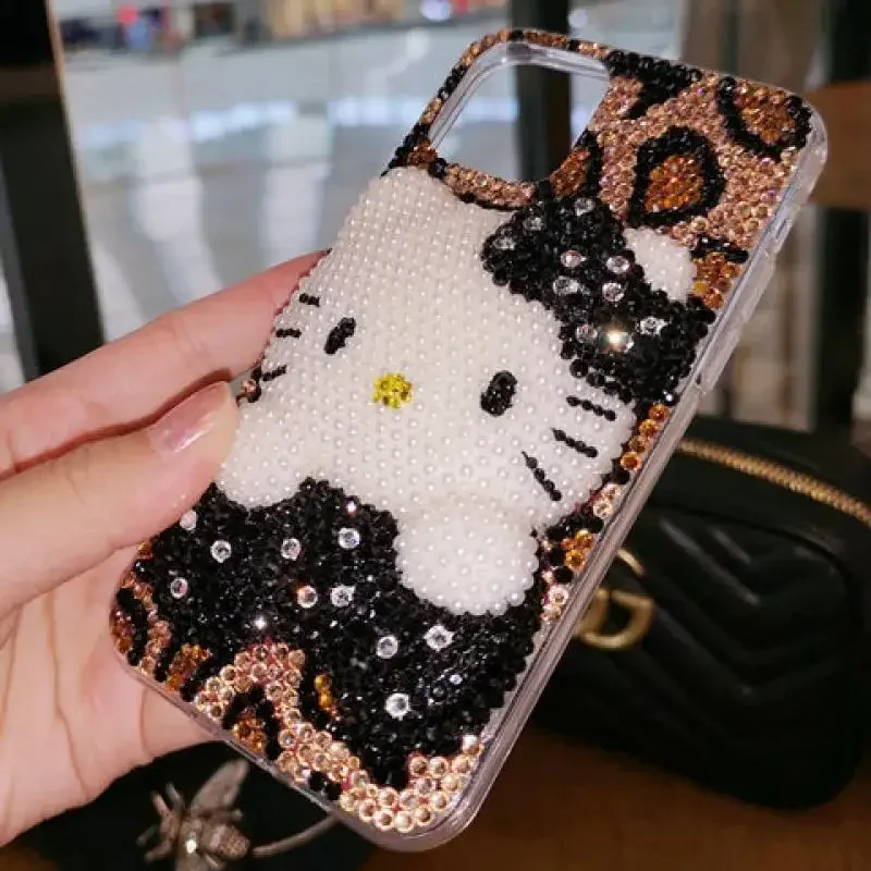 Y2K Hello Kitty Iphone Rhinest - Phone Cases Cool Girl review and price