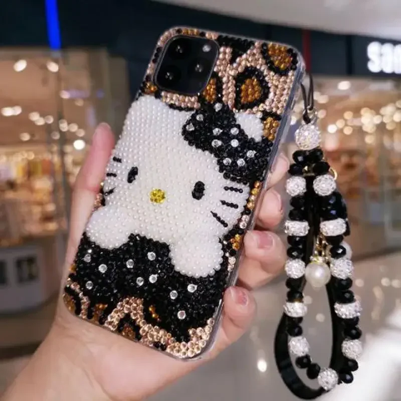 Y2K Hello Kitty Iphone Rhinest - Phone Cases Cool Girl review and price