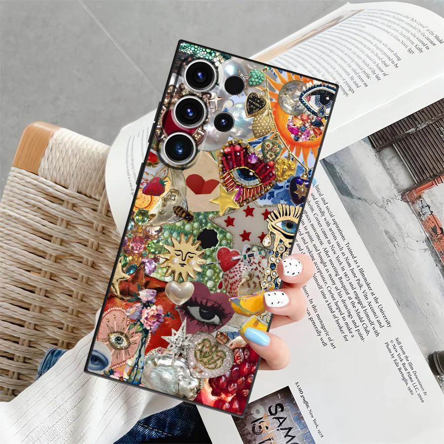 Simple Pattern Funda Phone Cov - Phone Cases Samsung S25 Ultra review and price