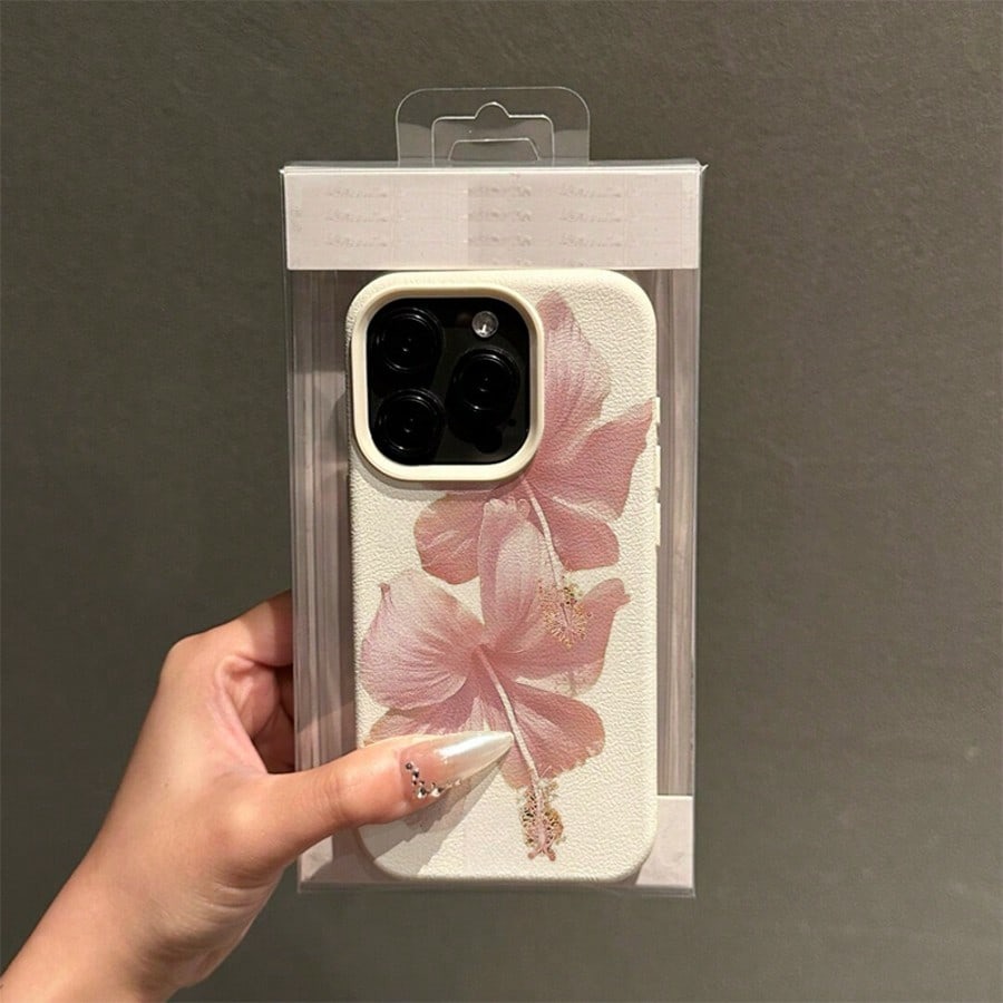 Pink Hibiscus Elegant High Aes - Phone Cases Drop Proof review and price