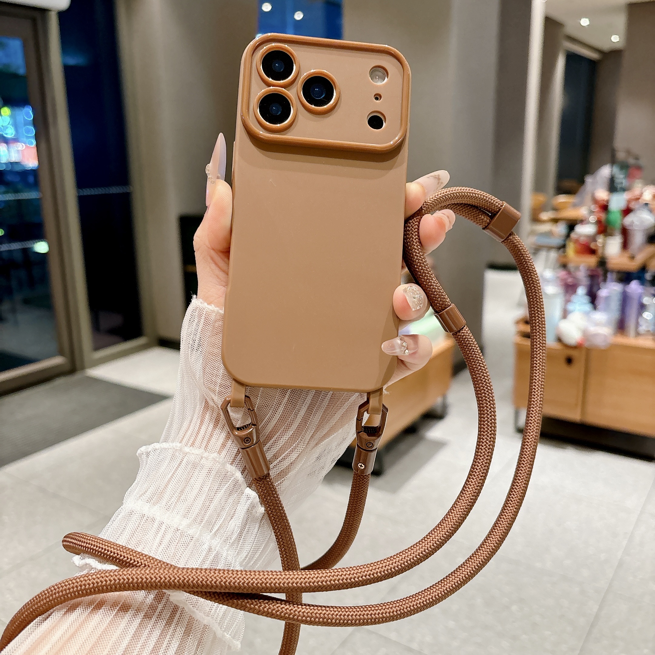 Multicolored Silicone Crossbod - Phone Cases With Loop review and price