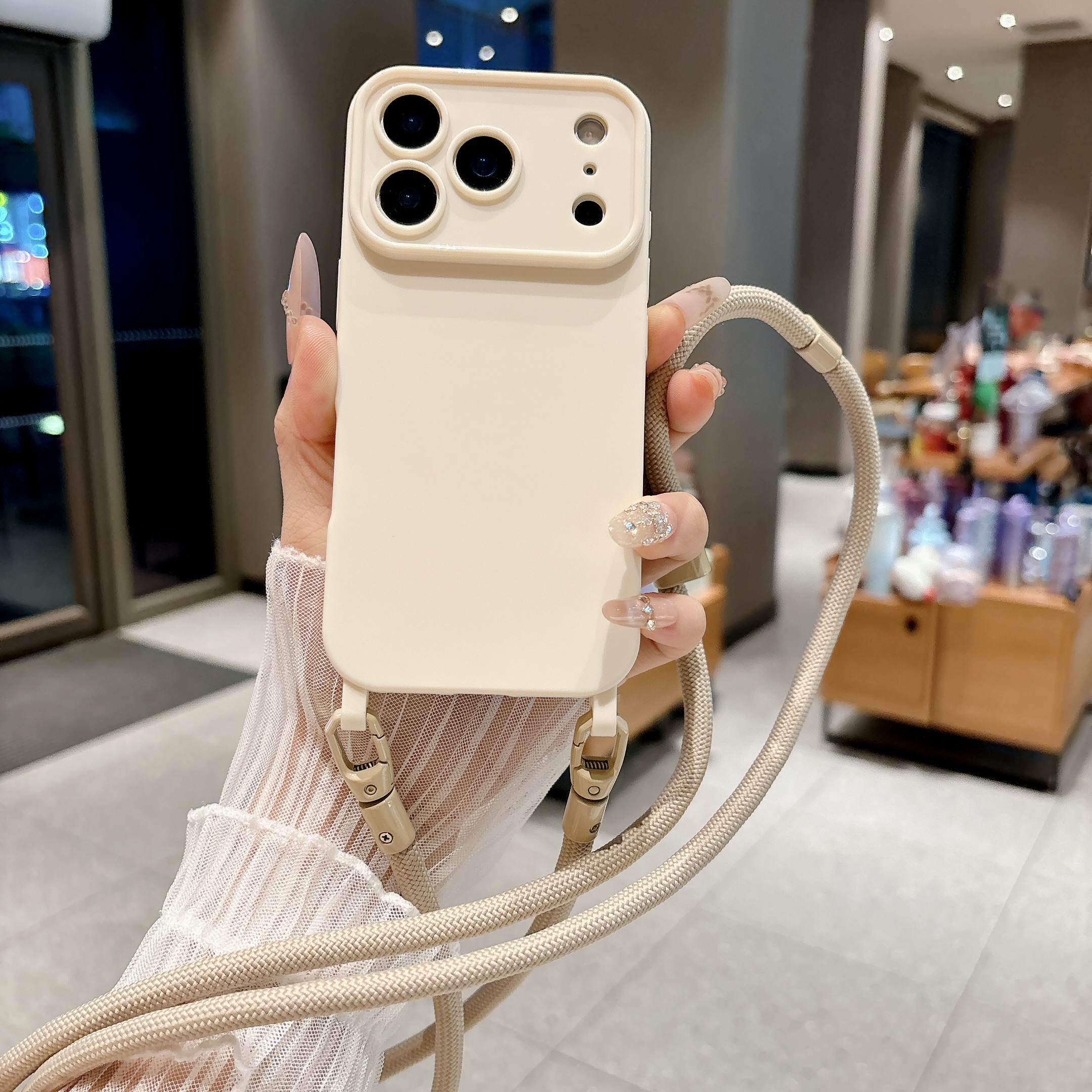 Multicolored Silicone Crossbod - Phone Cases With Loop review and price