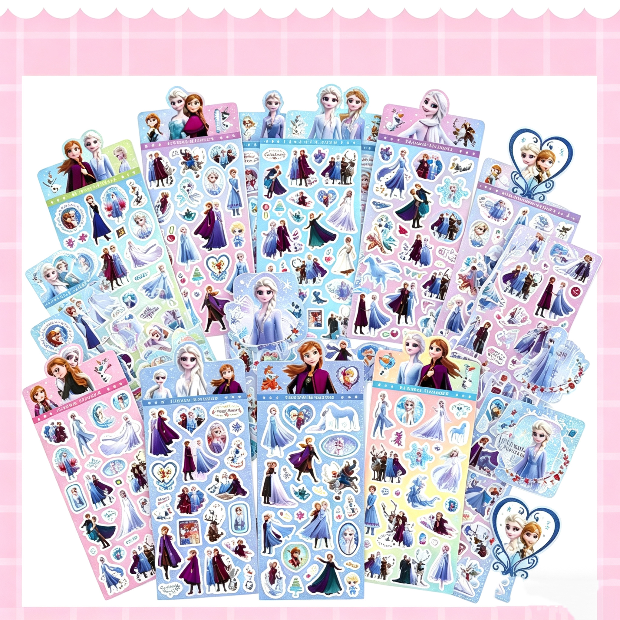 5Pcs Frozen 2 Laser Stickers,  - Phone Cases Kids review and price