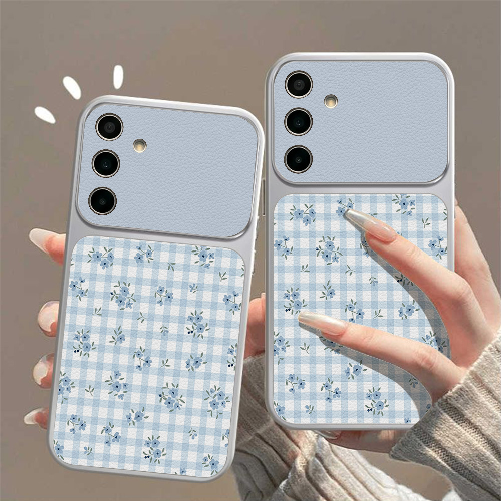 Blue Folwer Phone Case For Sam - Phone Cases Samsung S25 Ultra review and price