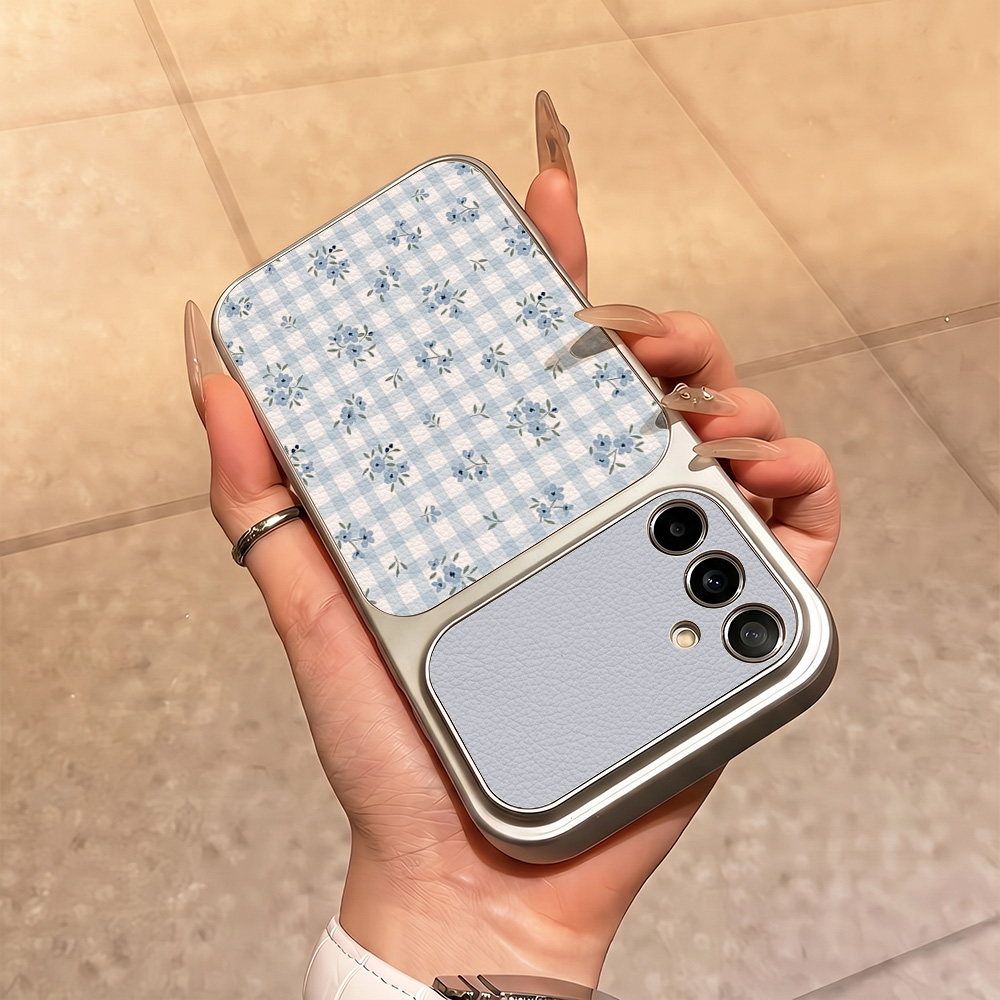 Blue Folwer Phone Case For Sam - Phone Cases Samsung S25 Ultra review and price
