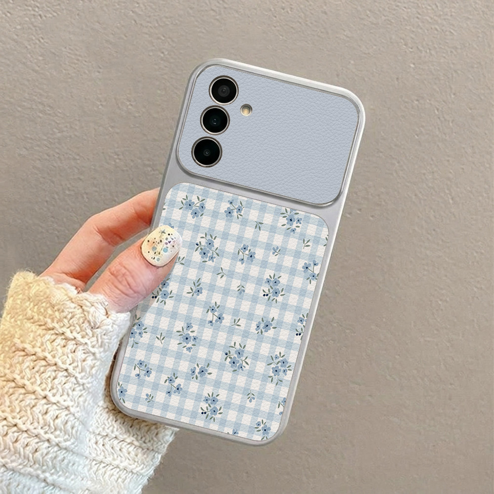 Blue Folwer Phone Case For Sam - Phone Cases Samsung S25 Ultra review and price