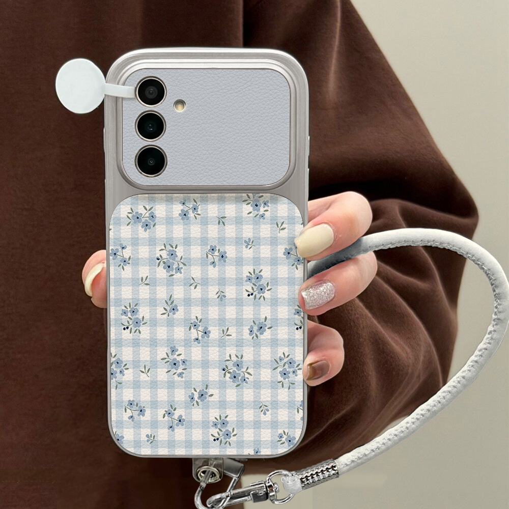 Blue Folwer Phone Case For Sam - Phone Cases Samsung S25 Ultra review and price