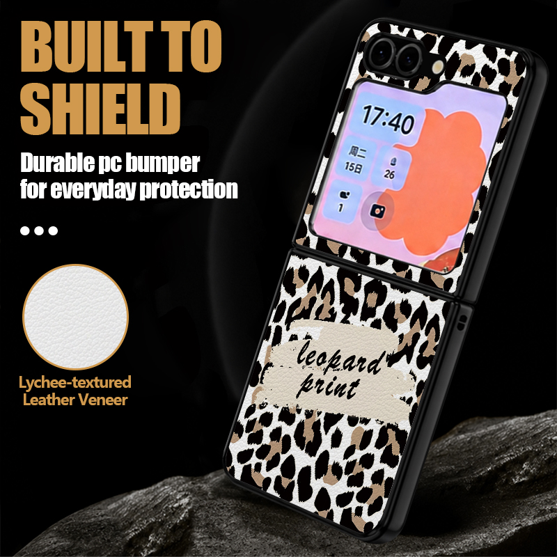 Sexy Leopard Print Pattern PU  - Phone Cases Leather review and price